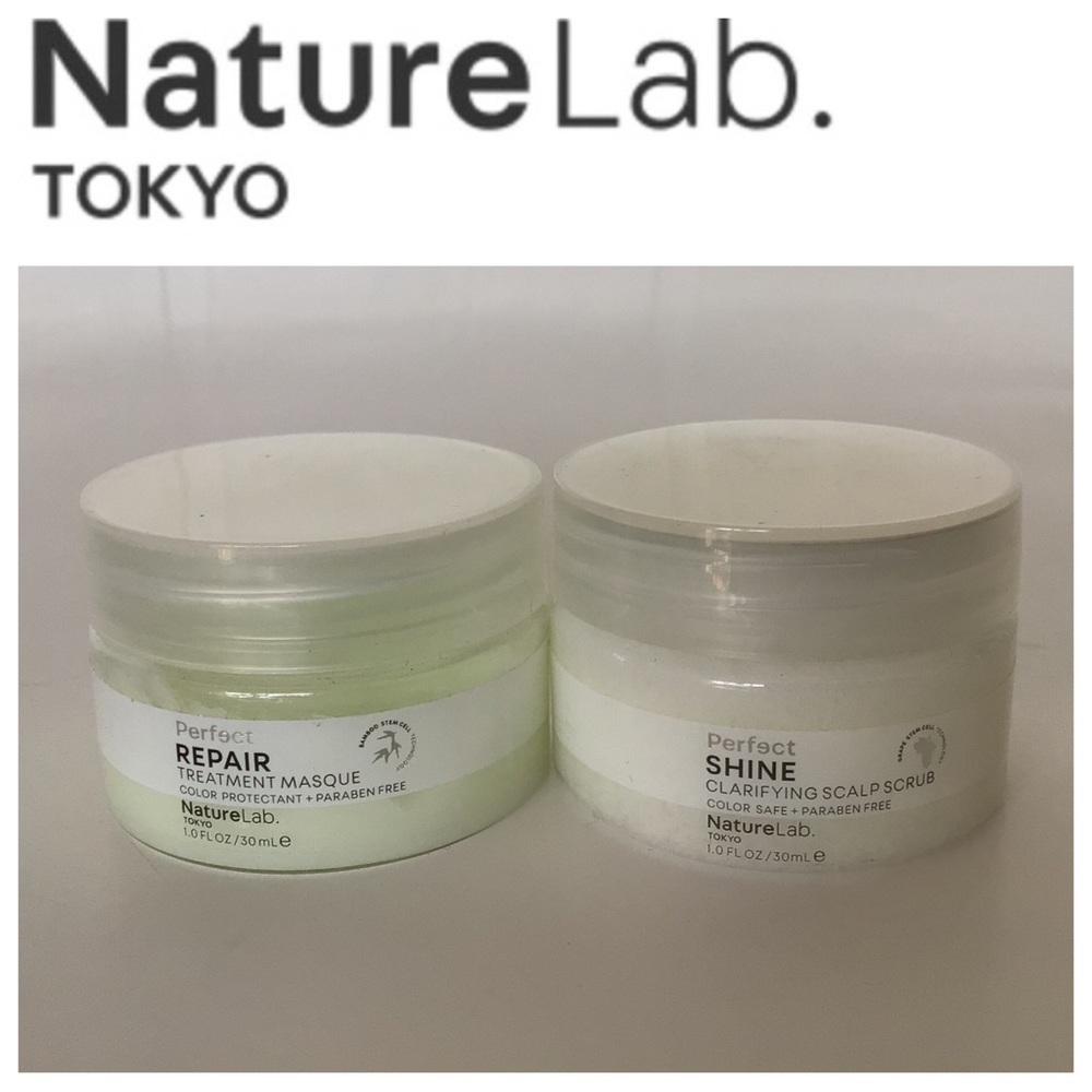 NATURE LAB TOKYO HAIR TREATMENTS NWT DELUXE SAMPLE SIZES SET OF TWO
